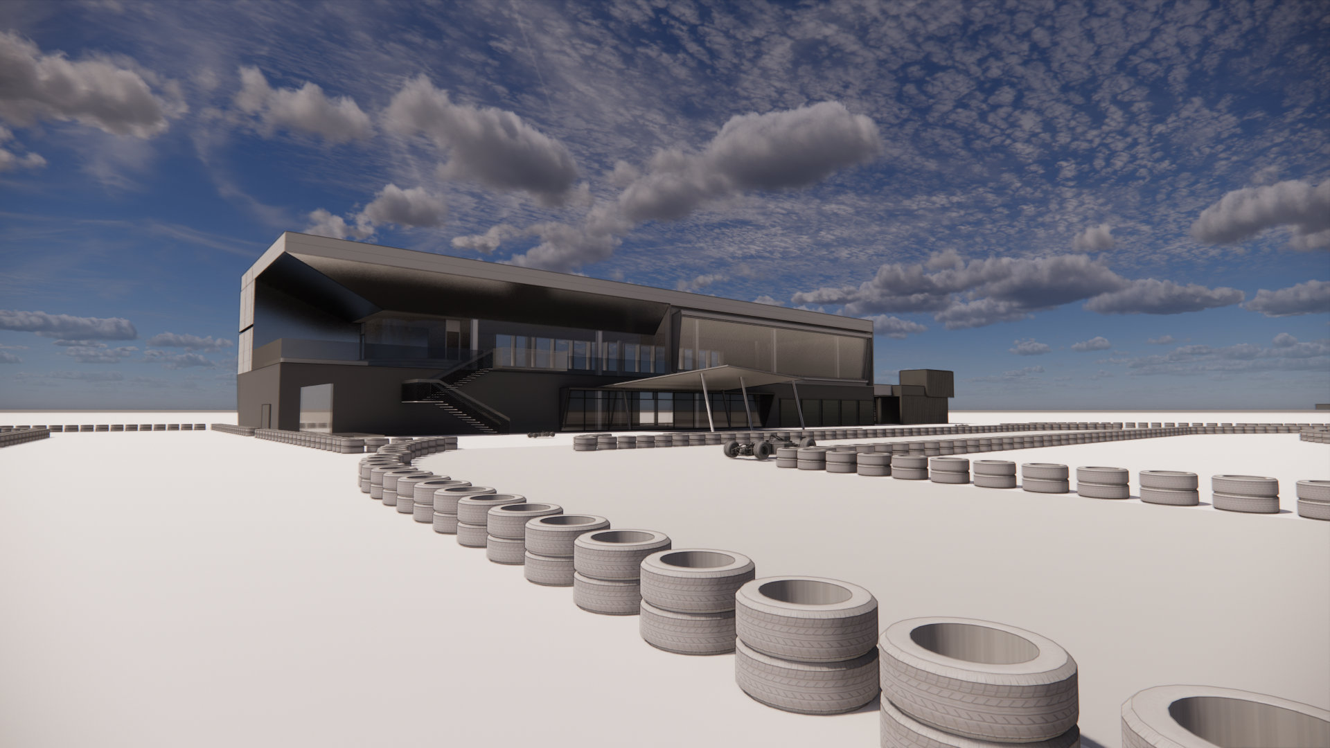 Karting Diamond option trackside perspective