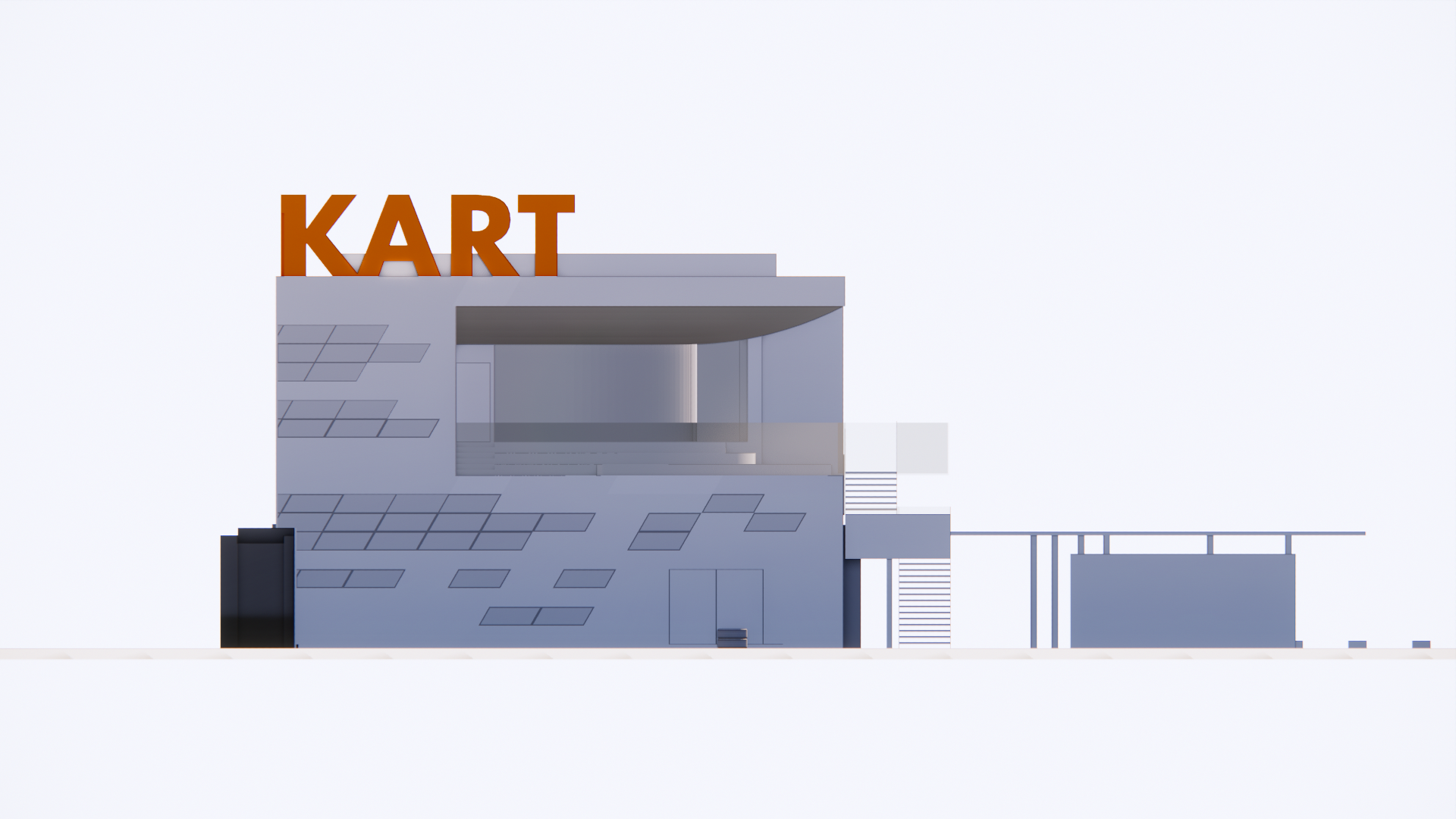 Karting Diamond option end elevation
