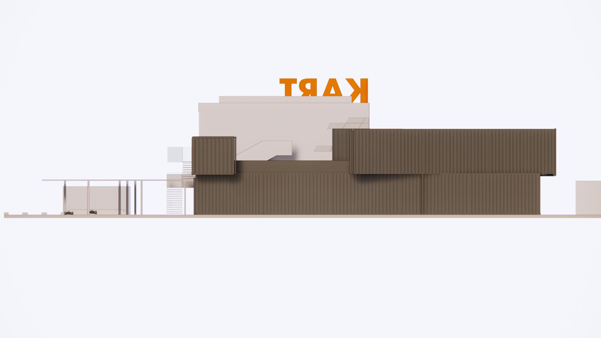 Karting Diamond option west elevation