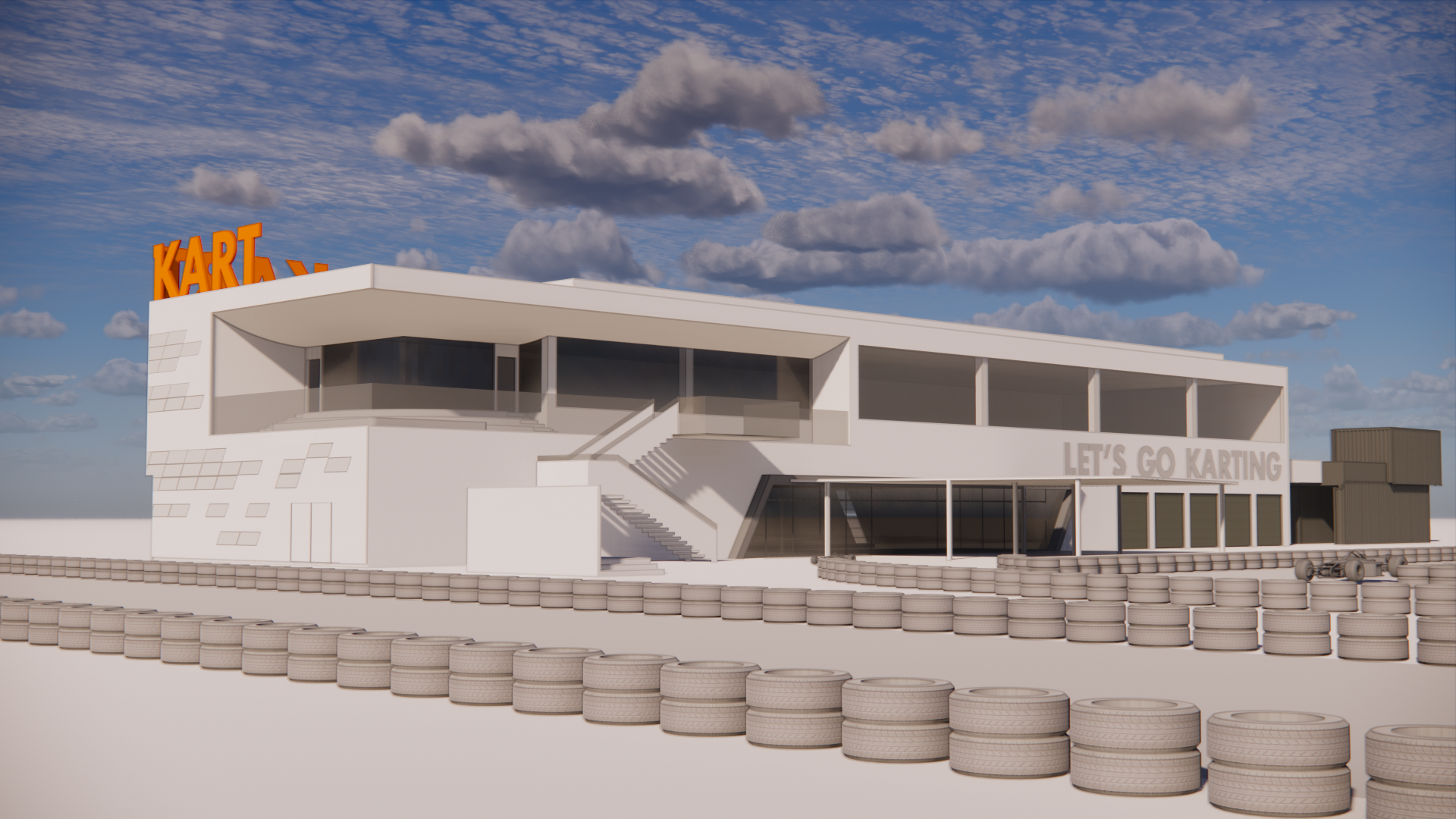 Karting Diamond option track frontage